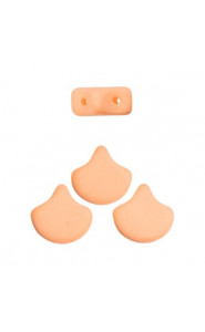 Ginko Leaf Beads 7.5x7.5mm Bondeli - Matt orange